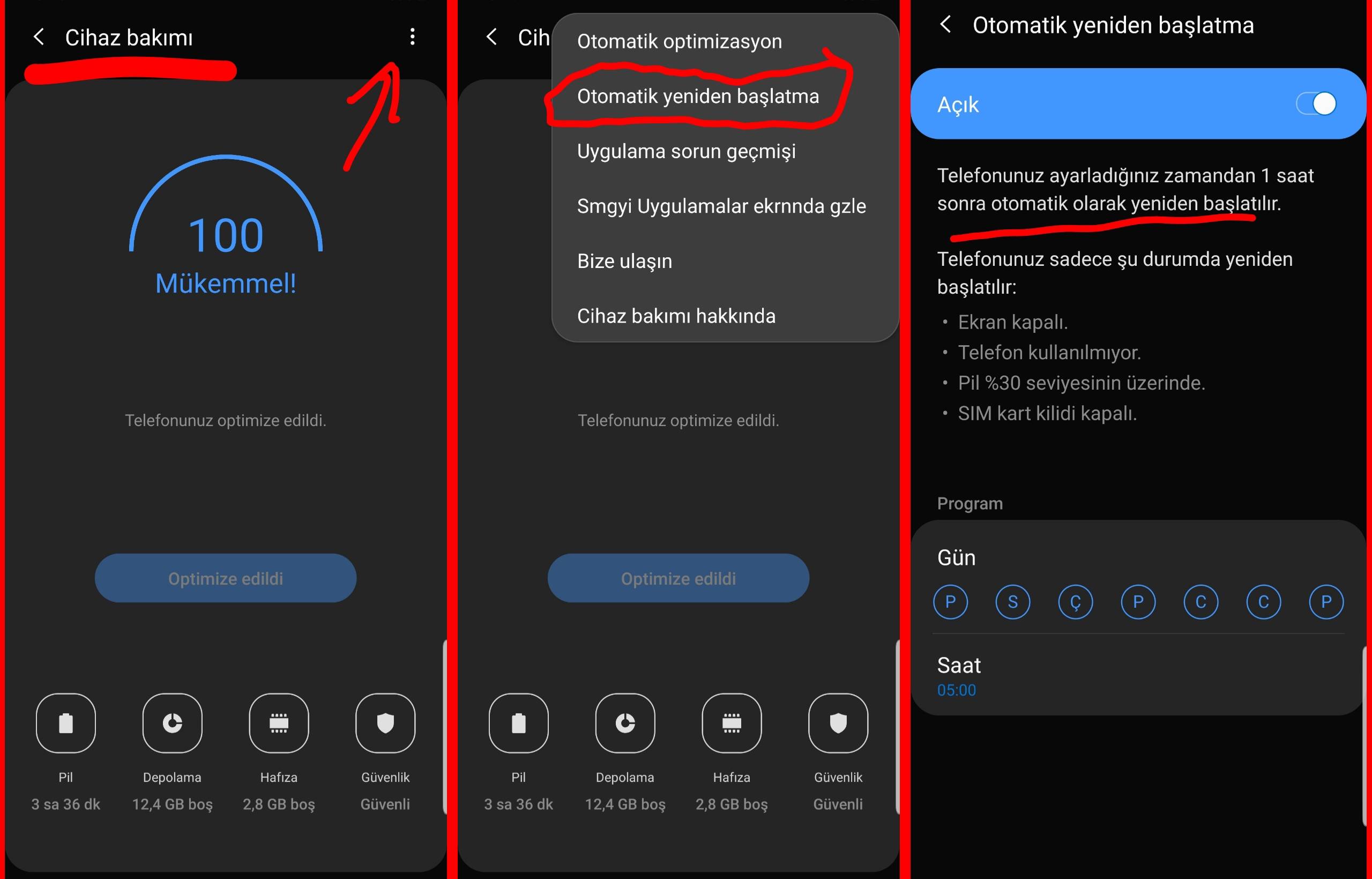 Samsung ekranımın otomatik olarak açılmasını nasıl durdurabilirim? Samsung ekranımın otomatik olarak açılmasını nasıl durdurabilirim?
