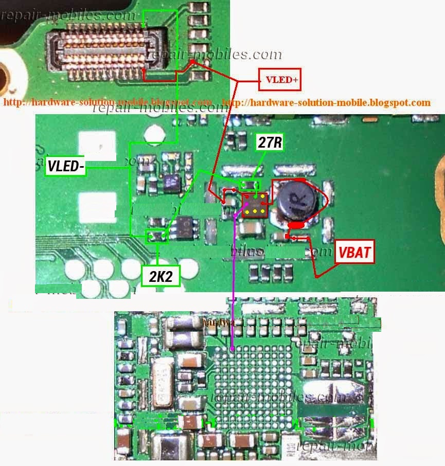 Nokia c3-00 Işıkları Nasıl Onarılır Işıklar Kapalı
