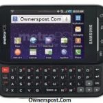 Samsung R910 Galaxy Indulge Teknik Özellikler