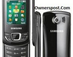 Samsung E2550 Monte Slider Teknik Özellikler