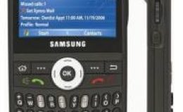 Samsung i607 BlackJack Teknik Özellikler